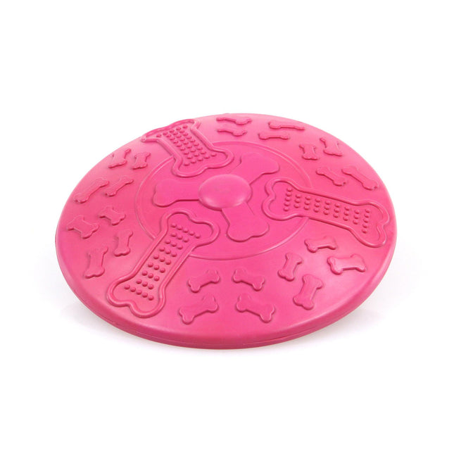 Disque volant en os, rose, ø18cm