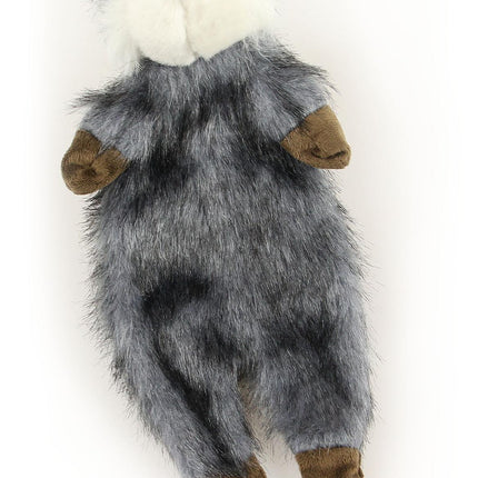Furzz fausse fourrure de raton laveur, gris