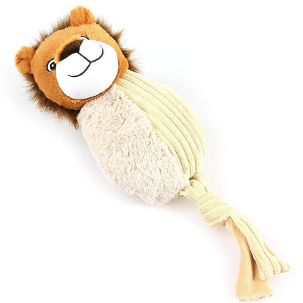 Lion en peluche Flappy, beige