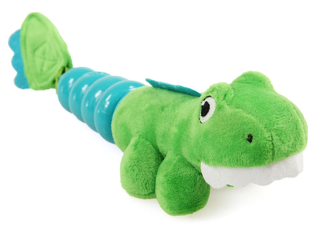 Crocodile Rubby, vert/bleu 8,5x7x28cm