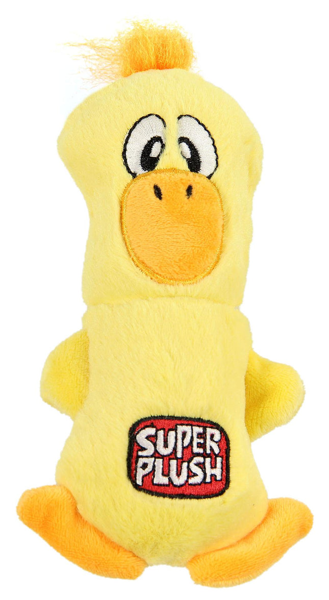 Canard super peluche, jaune 9x3,8x15cm
