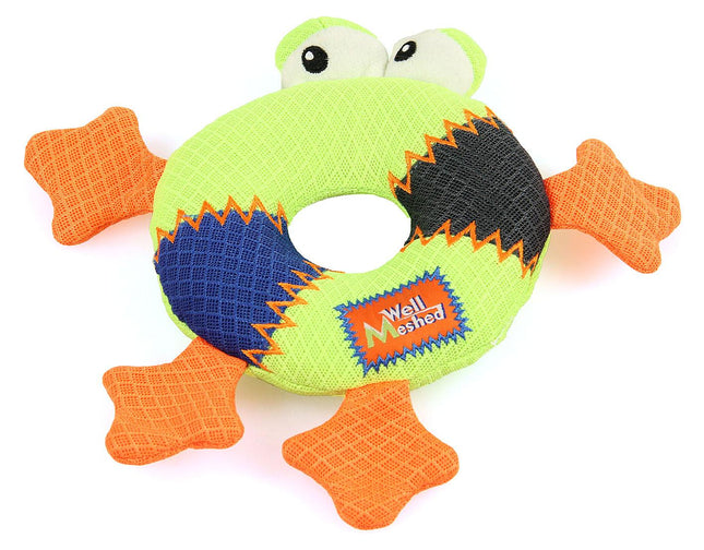 Beignet grenouille en maille, 39cm