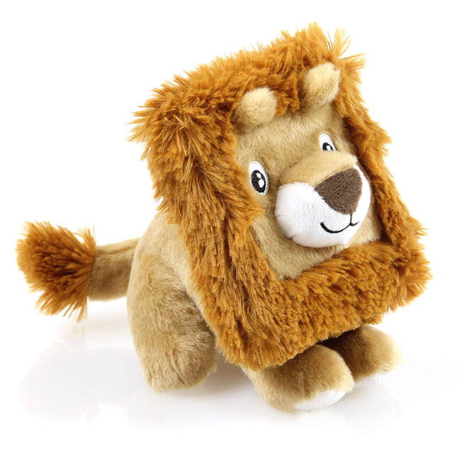 Lion en peluche Quadra, marron