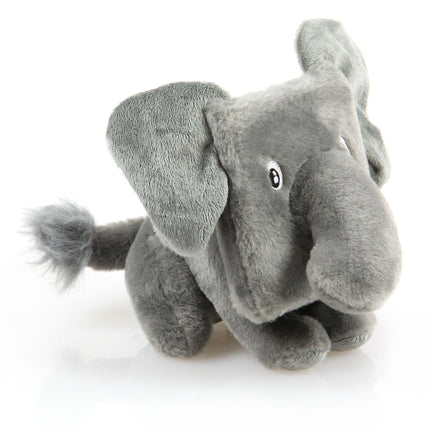 Peluche éléphant Quadra, gris