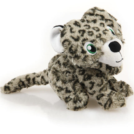 Peluche léopard copieuse, gris