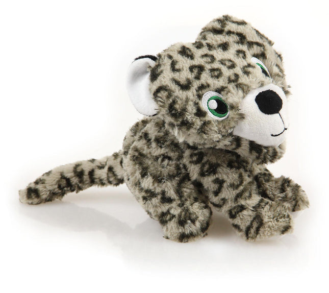 Peluche léopard copieuse, gris