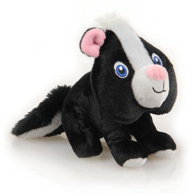 Mouffette en peluche copieuse, noir/blanc