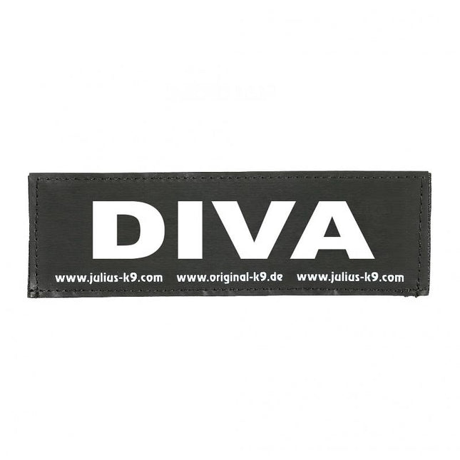Logo DIVA, 16x5cm, taille. 1, 2, 3