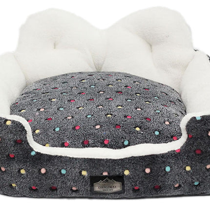 Hunde- & Katzenbett Smuffy S, grau