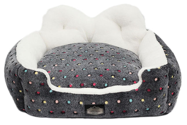 Hunde- & Katzenbett Smuffy S, grau