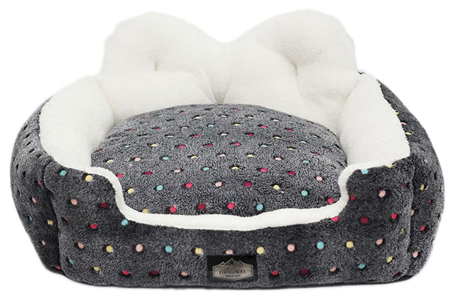 Hunde- & Katzenbett Smuffy S, grau