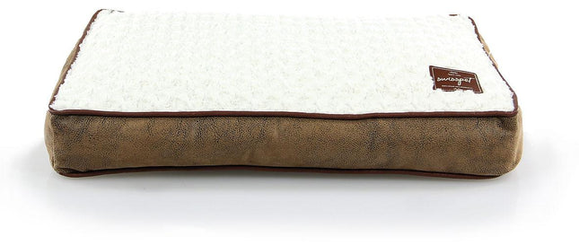 Liegekissen Koko 60x40x10cm, weiss/braun