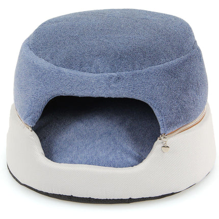 Katzen- & Hundehöhle Jete, blau/grau