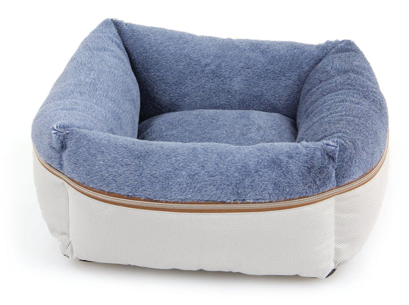 Katzen- & Hundebett Jete, blau/grau
