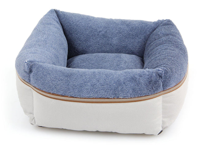 Katzen- & Hundebett Jete, blau/grau