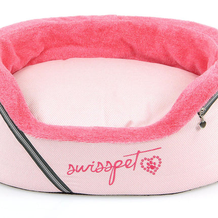 Hunde- & Katzenbett Love, rosa