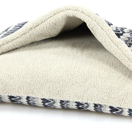 Coussin indigo, avec cachette