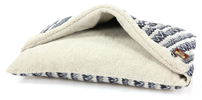Coussin indigo, avec cachette