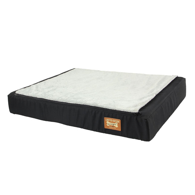 Chaise longue pour animaux Vida XL, noir et gris