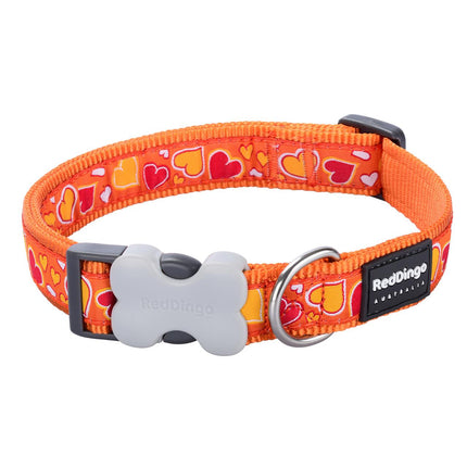 Hundehalsband Design Orange XS