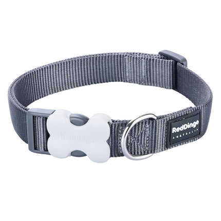 Hundehalsband Plain Grau XS