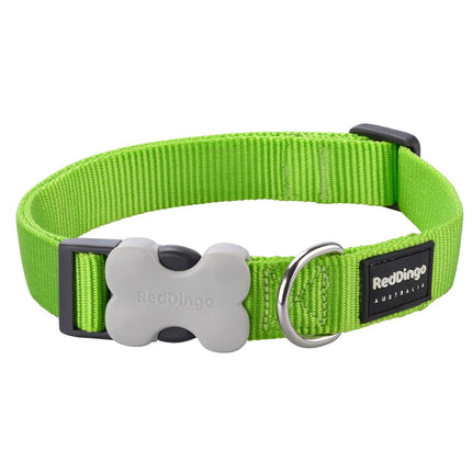Hundehalsband Plain Lime Grün L
