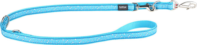 Laisse design Flying Bones Turquoise, S, 15mm 200cm