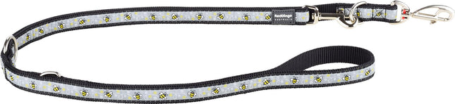 Laisse en plomb design Bumble Bee Noir L, 26mm 200cm