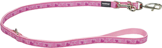 Laisse en plomb design Breezy Love Pink, L, 25mm 200cm