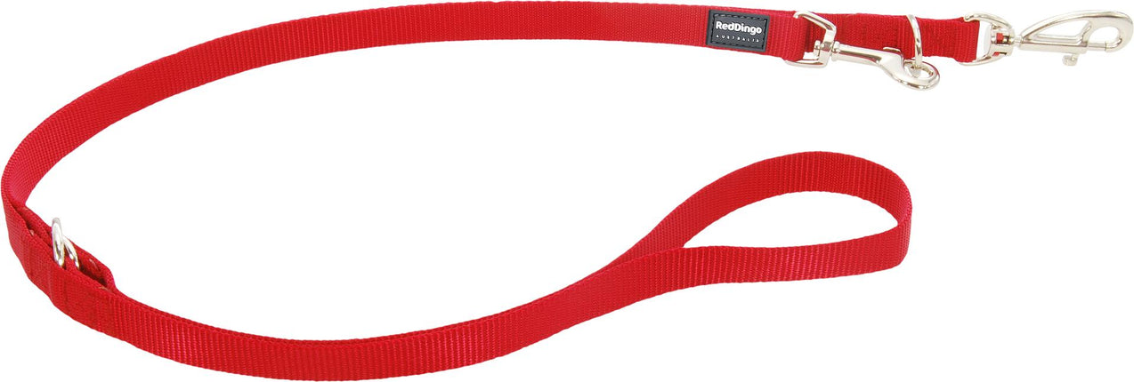 Laisse City Plaine Classique Rouge, XS, 12mm 200cm