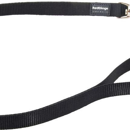 Laisse City Plaine Classique Noir, M, 20mm 200cm
