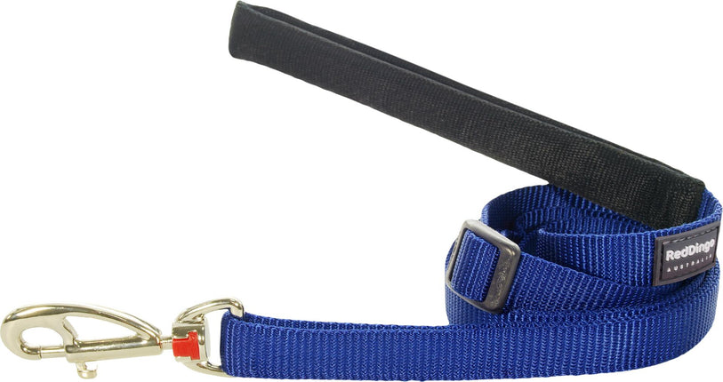 Laisse City Plain Classic Bleu Foncé, L, 25mm 200cm