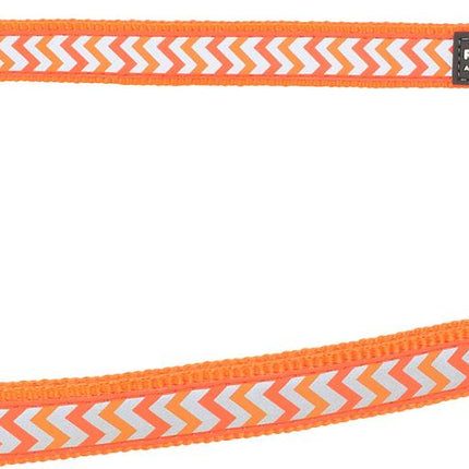 Laisse City Réfléchissante Ziggy Orange, XS, 12mm 200cm