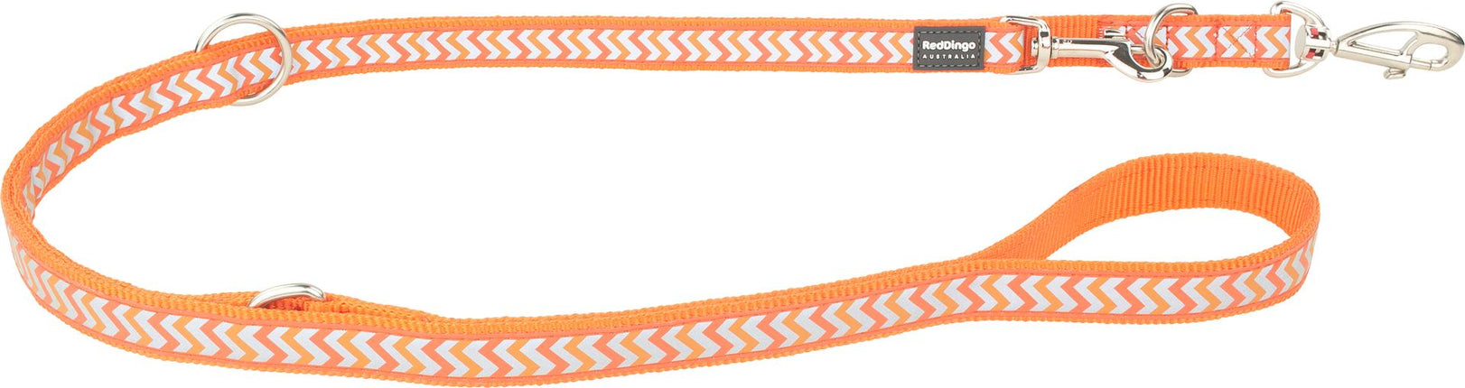 Laisse City Réfléchissante Ziggy Orange, M, 20mm 200cm