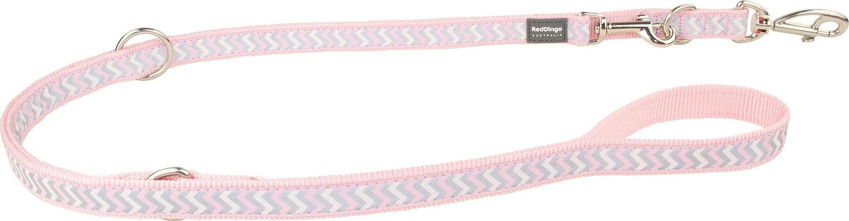 Laisse City Réfléchissante Ziggy Rose, M, 20mm 200cm