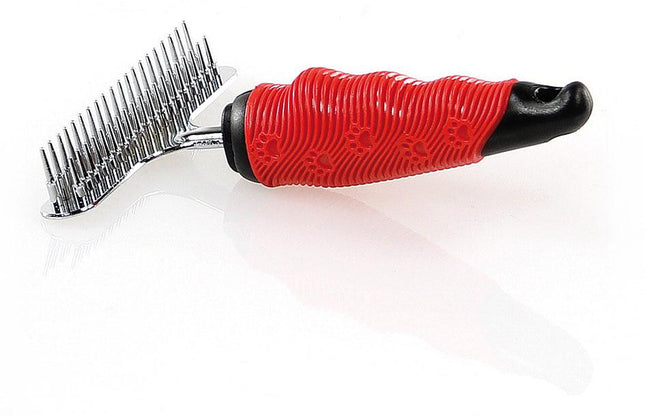 Etrille Care fourrure, deux rangs, L=16cm