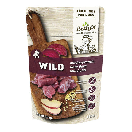 Gibier de campagne, betterave et amarante, 125g