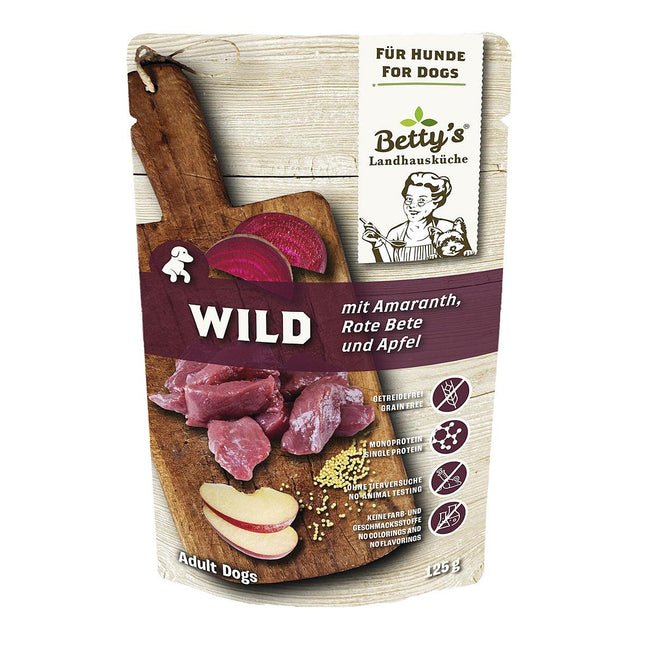 Gibier de campagne, betterave et amarante, 125g