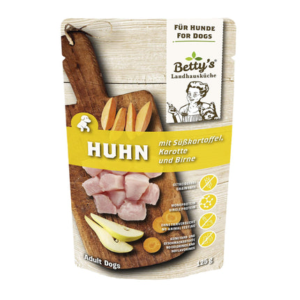 Poulet de campagne et patates douces, 125g