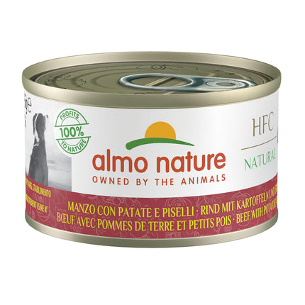 HFC Natural Chien Boeuf+Kart+Pois 95g