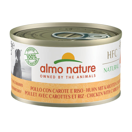 HFC Cuisine Dog Poulet, Carottes et Riz, 95 g