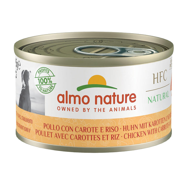 HFC Cuisine Dog Poulet, Carottes et Riz, 95 g