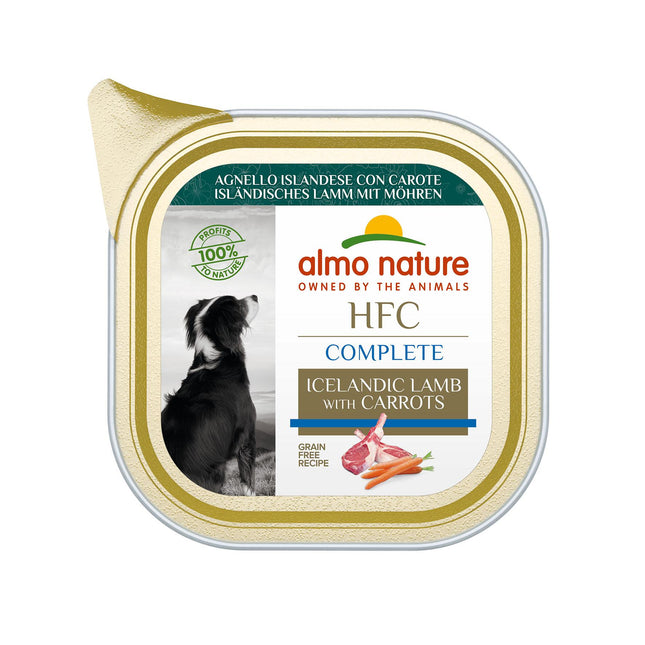 HFC Complete Agneau islandais adulte avec carottes, 85 g