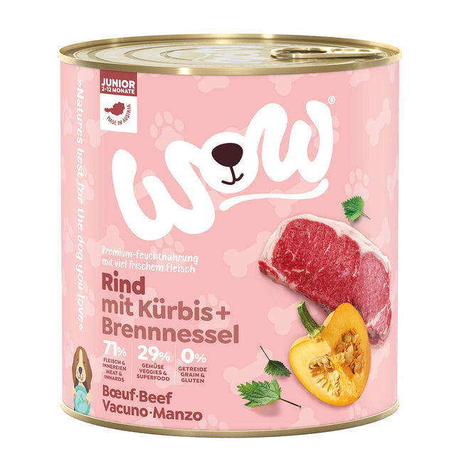 Junior, bœuf au potiron, 800g