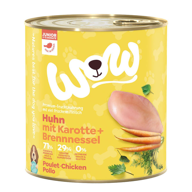 Poulet junior aux carottes, 800g
