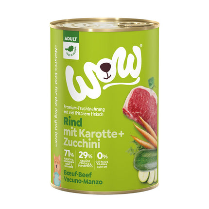 Boeuf adulte aux carottes, 400g
