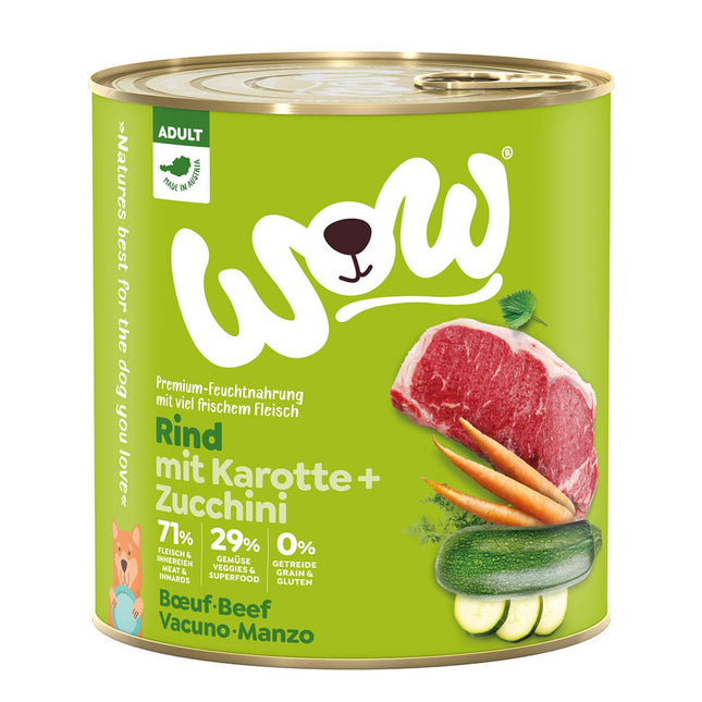 Bœuf adulte aux carottes, 800g