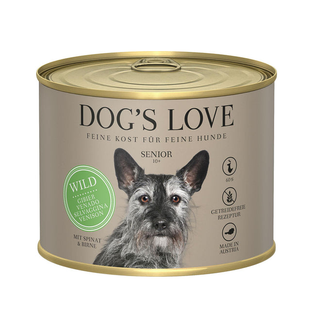 Senior 10+ Light Wild, épinards &amp; poire, 200g