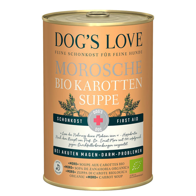 Soupe de carottes Morosche, nourriture légère DOC, 400g