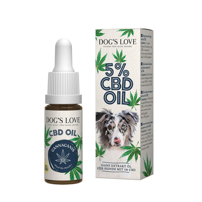 DOG'S LOVE Huile de Canna CBD 5% 10ml